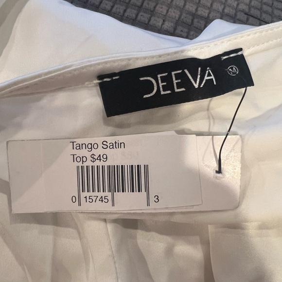 Women Tango Satin Long Sleeve Shirt - Picture 2 of 2